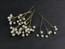 Load image into Gallery viewer, OASIS 10MM PEARL ON WIRE (IVORY/GOLD)