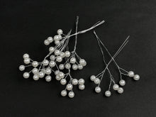 Load image into Gallery viewer, OASIS 10MM PEARL ON WIRE (WHITE/SILVER)