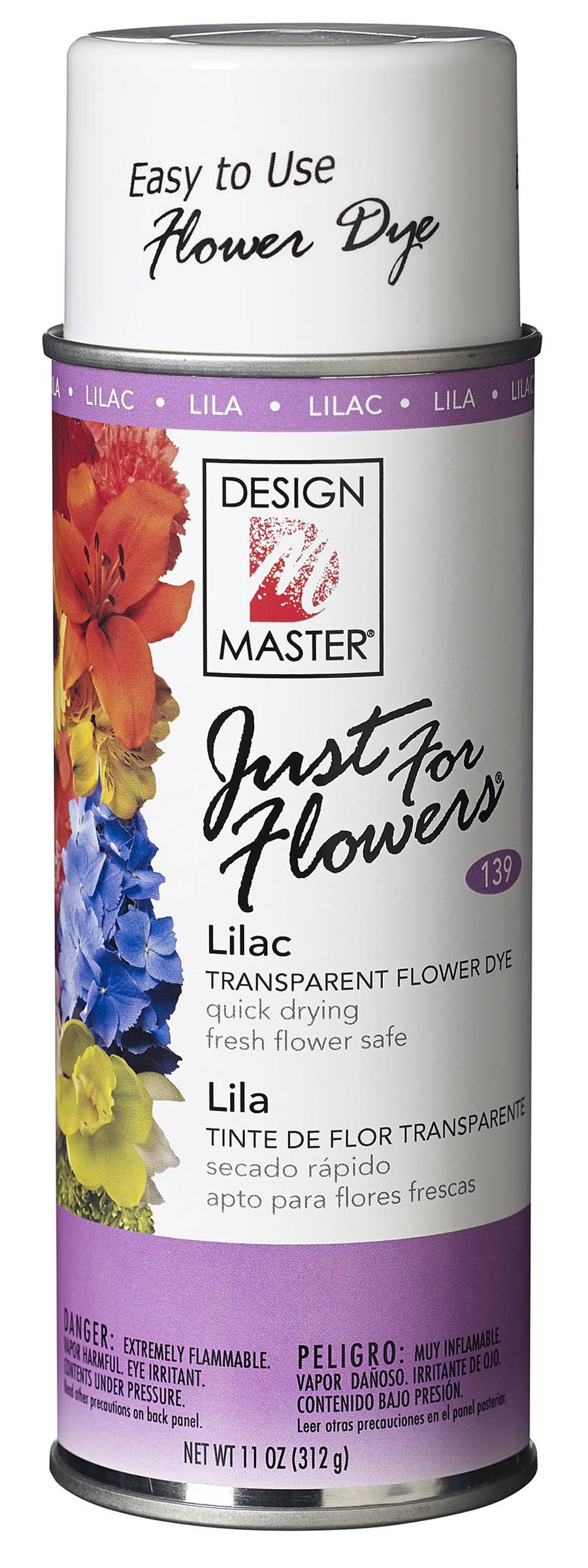Design Master Just For Flowers Spray provide transparent colour effect