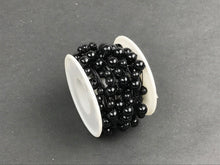 Load image into Gallery viewer, OASIS 6MM/8MM MIXED BEAD WIRE ON REEL X 8M (BLACK/BLACK)