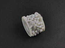 Load image into Gallery viewer, OASIS 6MM/8MM MIXED BEAD WIRE ON REEL X 8M (WHITE/SILVER)