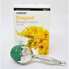 Load image into Gallery viewer, OASIS® Elegant Bouquet Holder (Leaves: Silver)