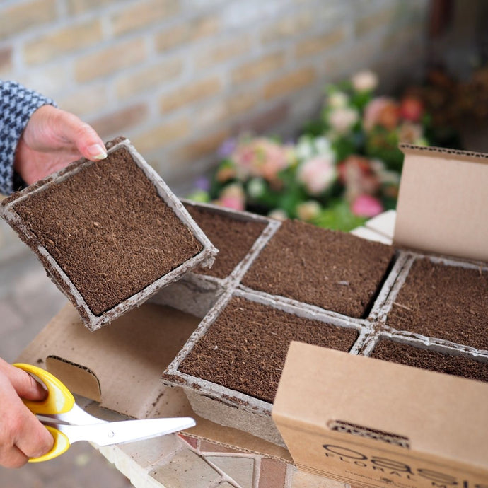 OASIS® TerraBrick™ Floral Media-The first COMPOSTABLE floral media