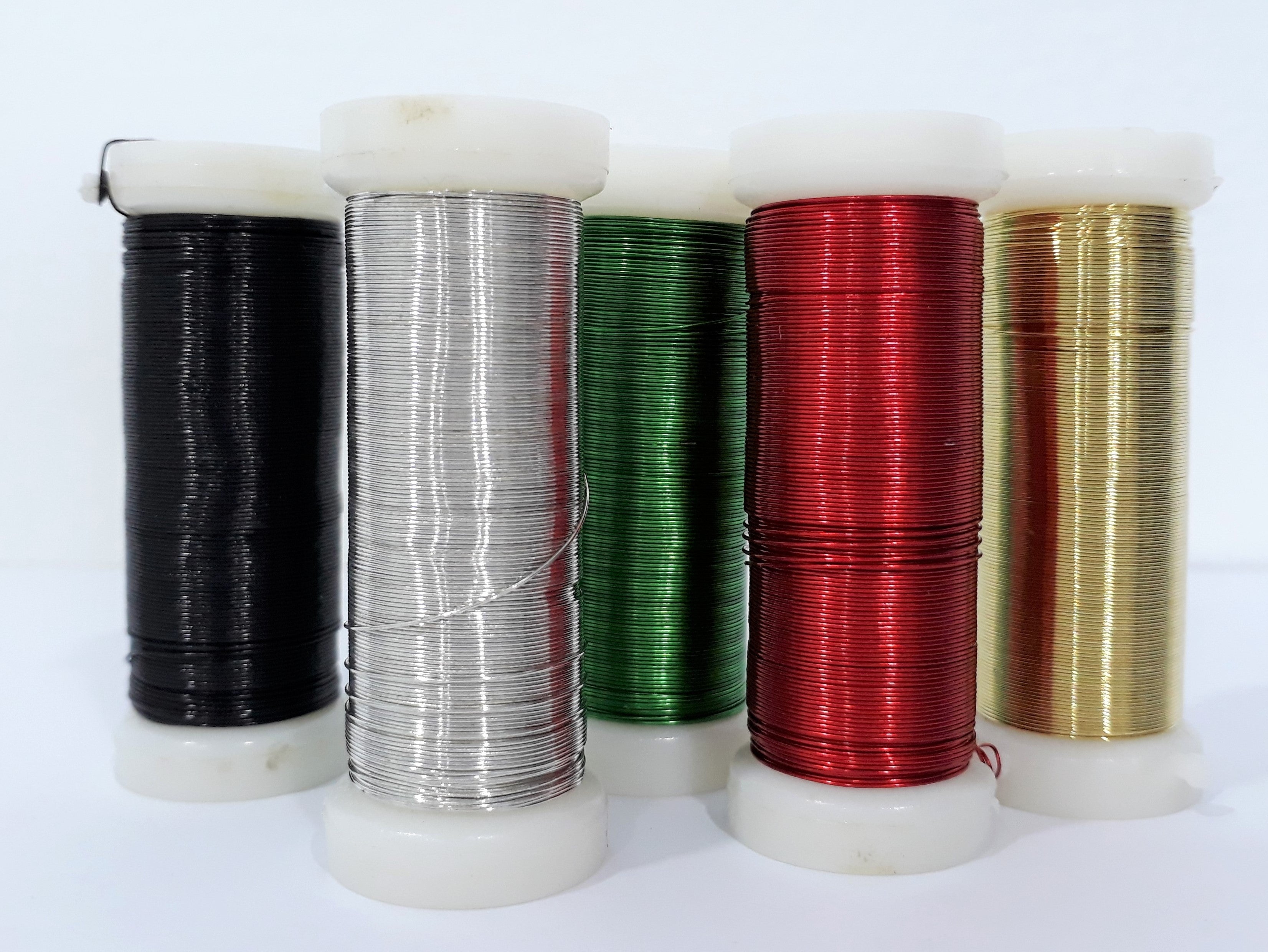 Fine, malleable, shimmering wire great for decorative binding purpose ...