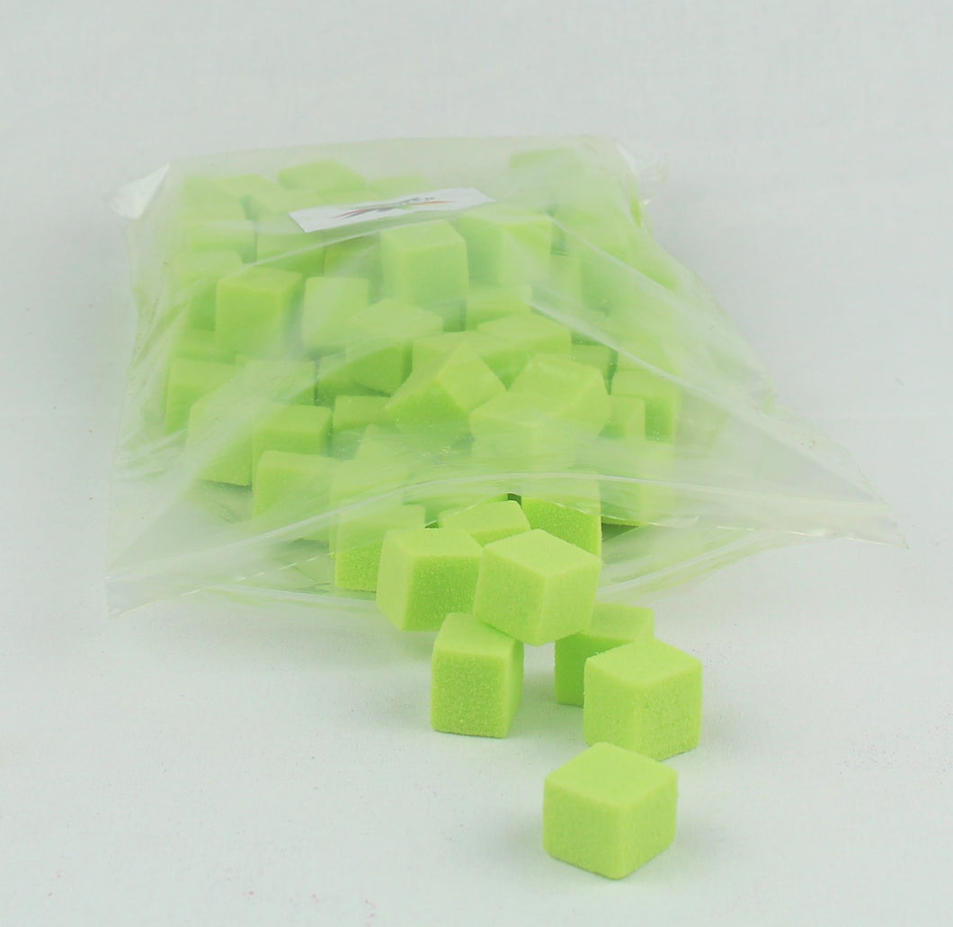 Rainbow Cubes Lime Green