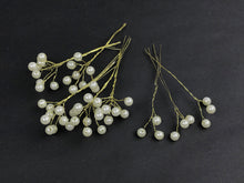 Load image into Gallery viewer, OASIS 10MM PEARL ON WIRE (IVORY/GOLD)

