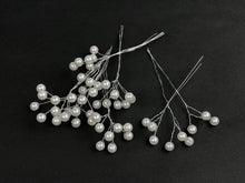 Load image into Gallery viewer, OASIS 10MM PEARL ON WIRE (WHITE/SILVER)
