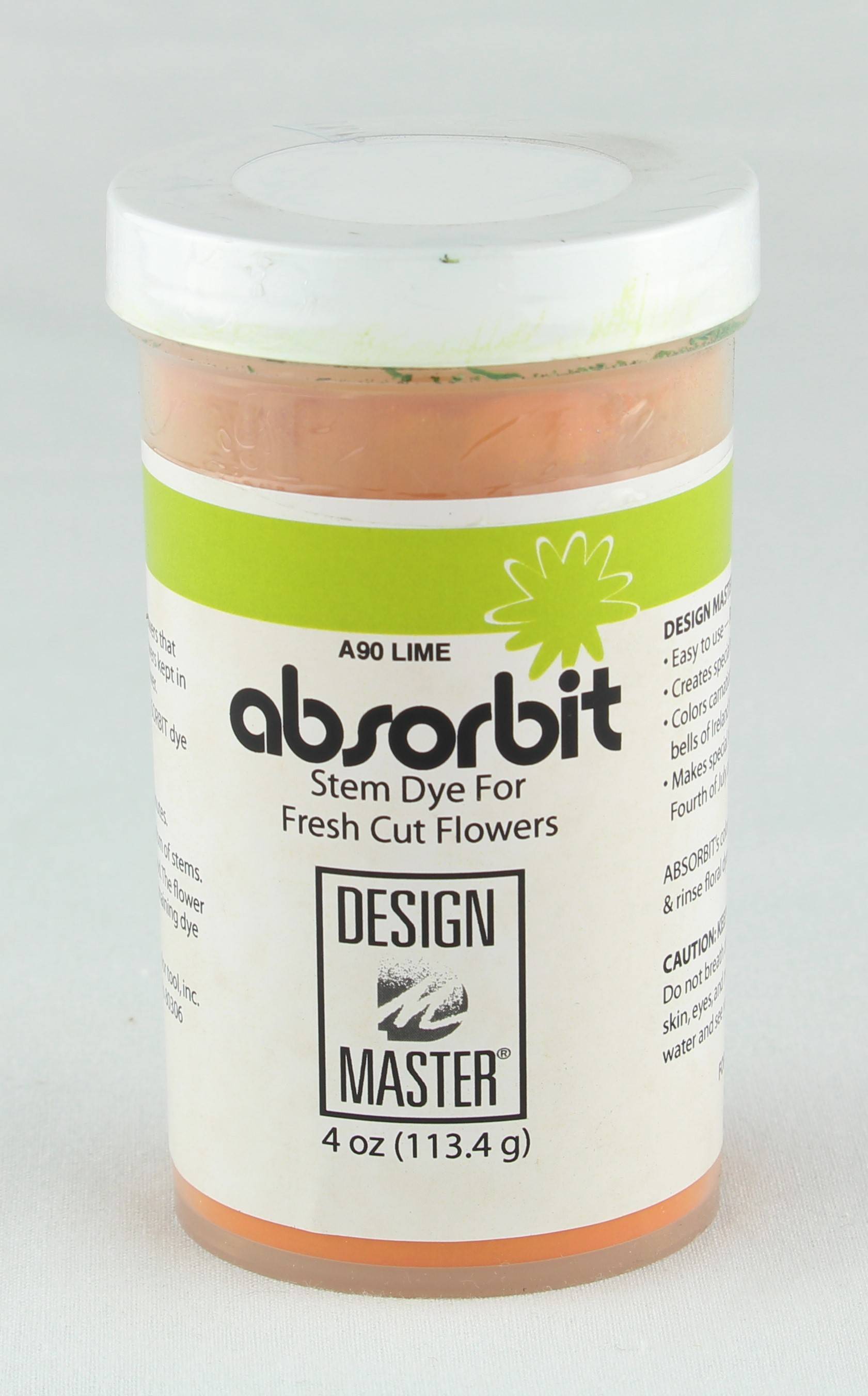 Absorbit Dye is a powder that mixed with water for color flowers ...