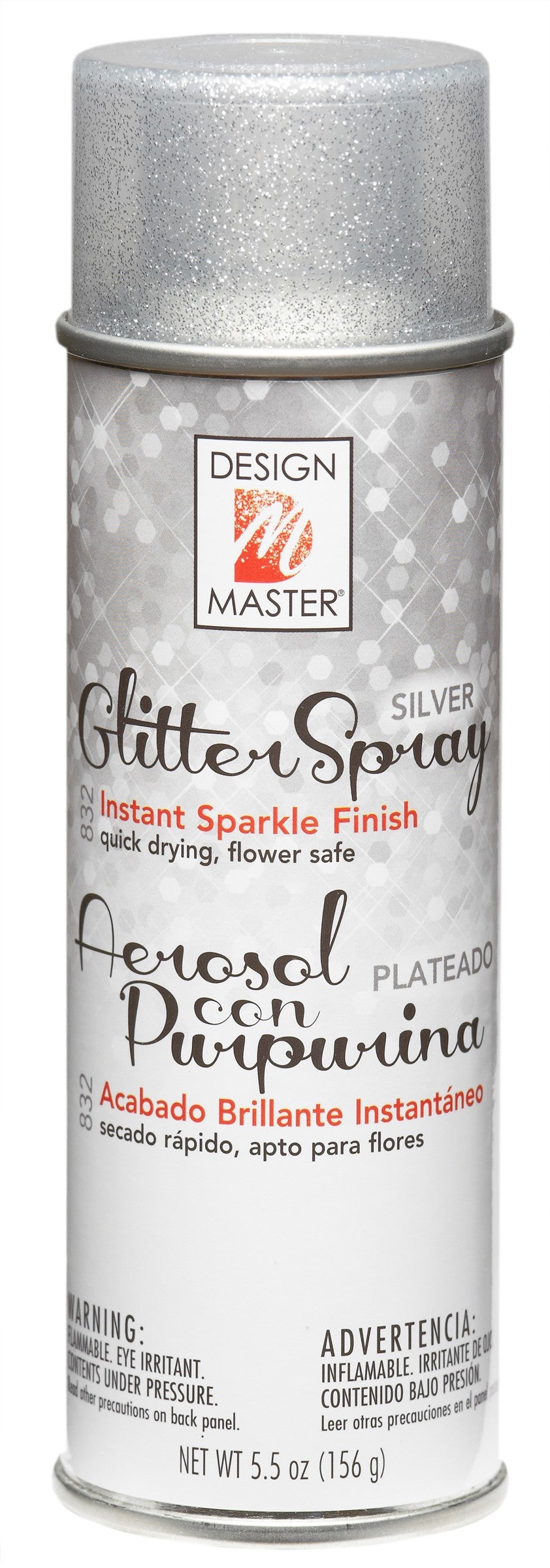 Design Master Glitter Sprays-Silver