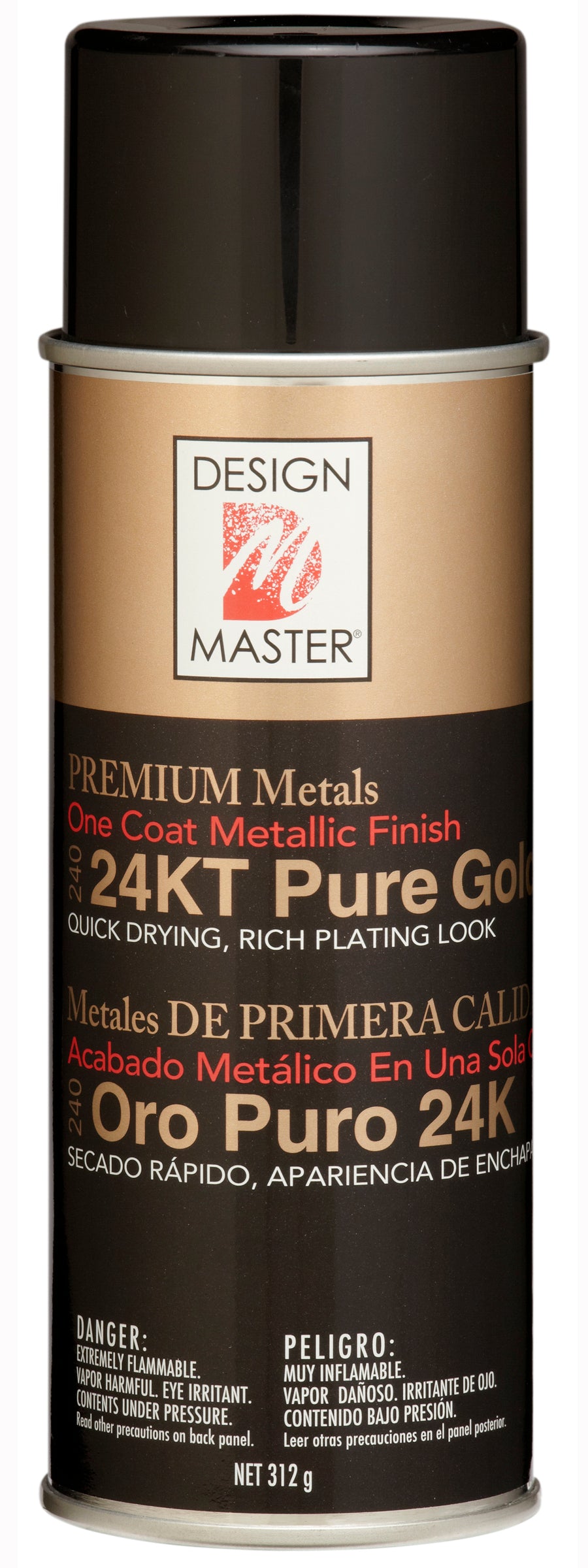 Design Master Premium Metallic Spray-24K Pure Gold