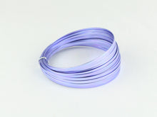 Load image into Gallery viewer, OASIS FLAT ALUMINIUM WIRE 5MM X1MM X 10M, SOFT LILAC
