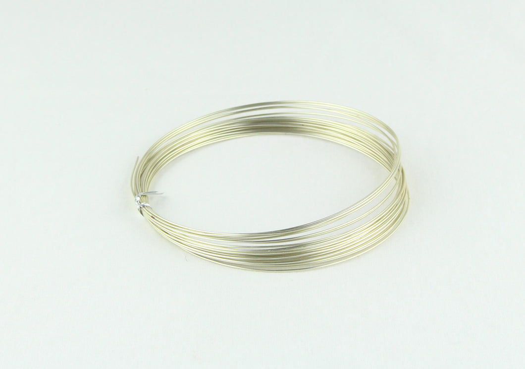 OASIS Round Aluminum Wire 2mm x 10m,Pearl