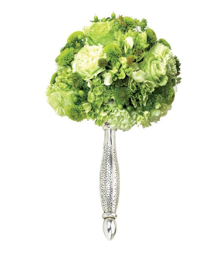 OASIS Floral Foam Elegant Bouquet Holder - Silver (Pack of 4)